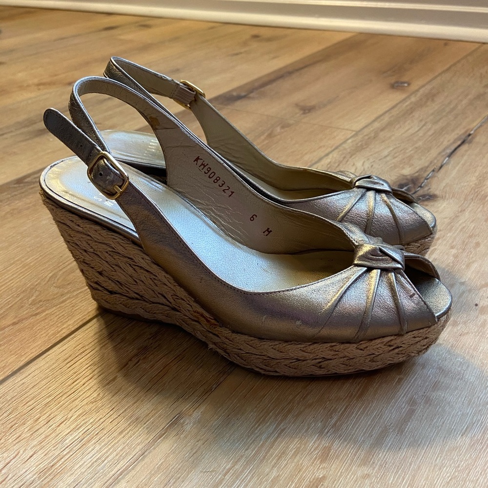 Stuart Weitzman Espadrille Wedges